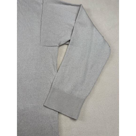 Eileen Fisher Women's Beige Peruvian Organic Cotton blend V Neck Petite Small - Picture 6 of 8